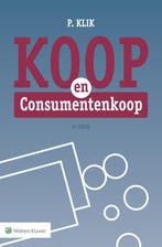 Koop en Consumentenkoop 9789013141306 P. Klik, Verzenden, Gelezen, P. Klik
