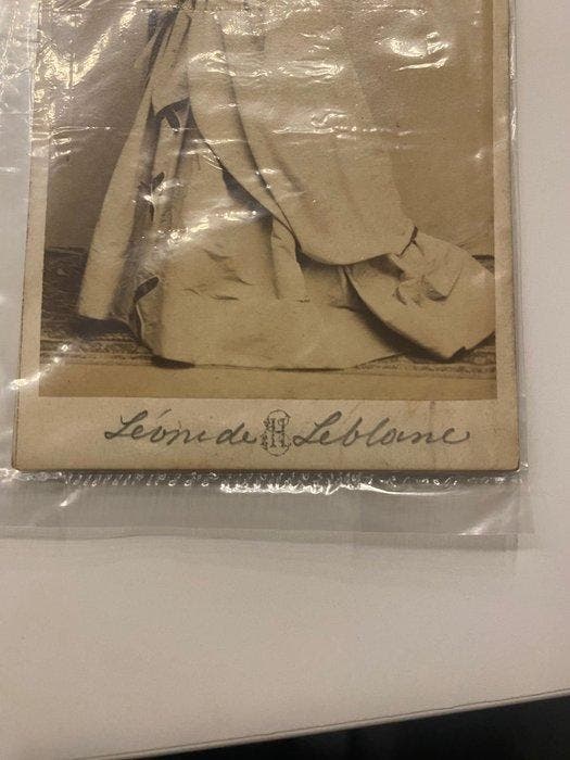 Erwin Hanfstaengl - Uitzonderlijk zeldzame Carte de Visite -, TV, Hi-fi & Vidéo, Appareils photo analogiques