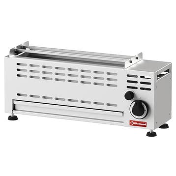 Spiesjesgrill | Gas | Oppervlak 550x136 | 7kW | Piëzo, Verzenden