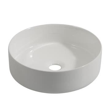 SALE - Alko 37 - Glans wit - Waskom -  -  - Keramiek -  Rond, Ophalen of Verzenden, Nieuw