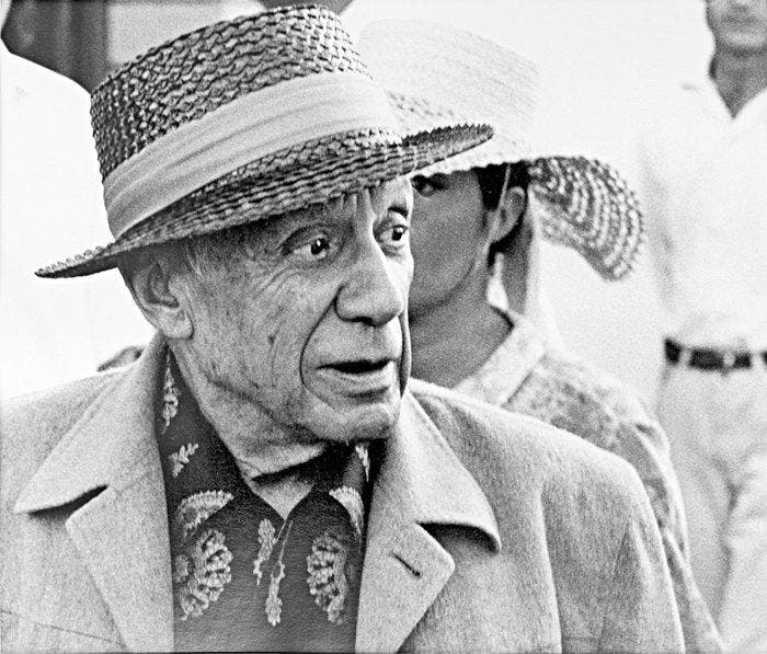 Hubertus Hierl (1940) - Pablo Picasso (Fréjus - 7.8.1966) -, Antiek en Kunst, Kunst | Designobjecten
