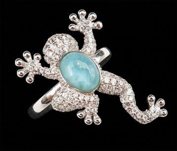 Zilver, De Bewaardster van de Bron – Ring met Kikker in