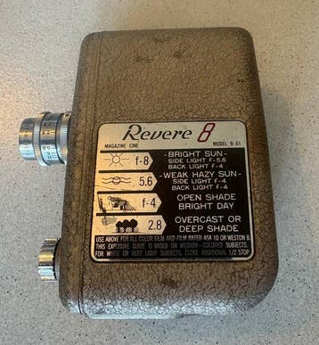 Revere 8 Magazine Cine Model B-61 - 8mm Motion Picture