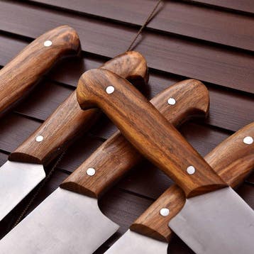 Keukenmes - Chefs knife - Hoogwaardig staal, hout - Japan