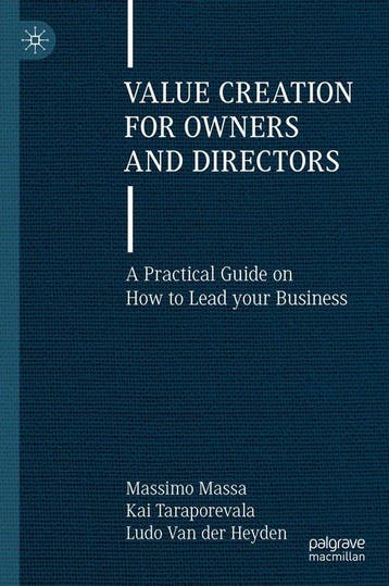 Value Creation for Owners and Directors 9783031197253, Verzenden, Massimo Massa