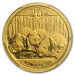 China. 20 Yuan 2013 1/20 oz Chinese Gold Panda PCGS MS69