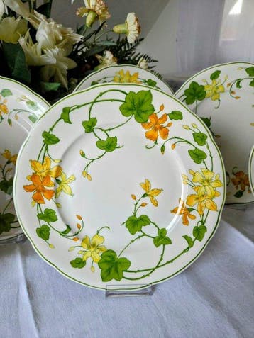 Villeroy & Boch - „Geranium“ 6x Speiseteller / Dinner Plates