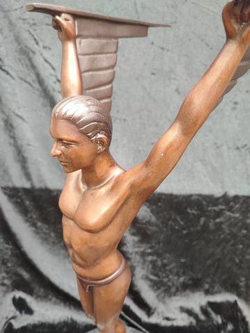 Beeld, Icarus - 50 cm - Brons