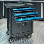 Datona Gereedschapswagen met 3 gevulde lades en kast -, Ophalen of Verzenden, Nieuw
