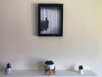R. Kingmans - Wire sculpture Meditative