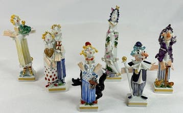 Meissen - Beeldje - Meissen-Peter Strang - Set of 6 (6) -