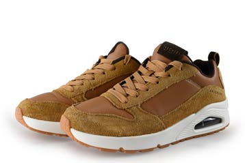 Skechers Sneakers in maat 42 Bruin, Kleding | Heren, Bruin, Verzenden, Zo goed als nieuw, Skechers