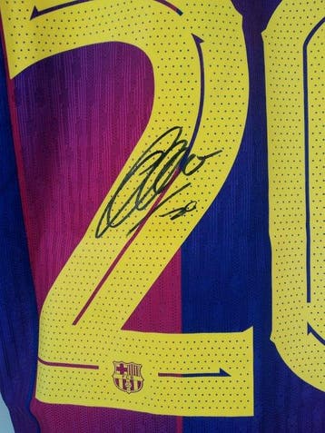 FC Barcelona - Dani Olmo - Hand-Signed Authentic Match, Nieuw