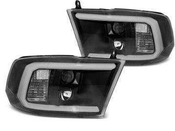 Carnamics Koplampen | Dodge Ram 09-18 4-d | Tubelight zwart, Auto-onderdelen, Verzenden, Nieuw
