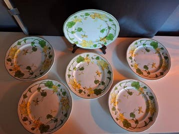 Villeroy & Boch - Eetservies (6) - Geranium - Porselein -