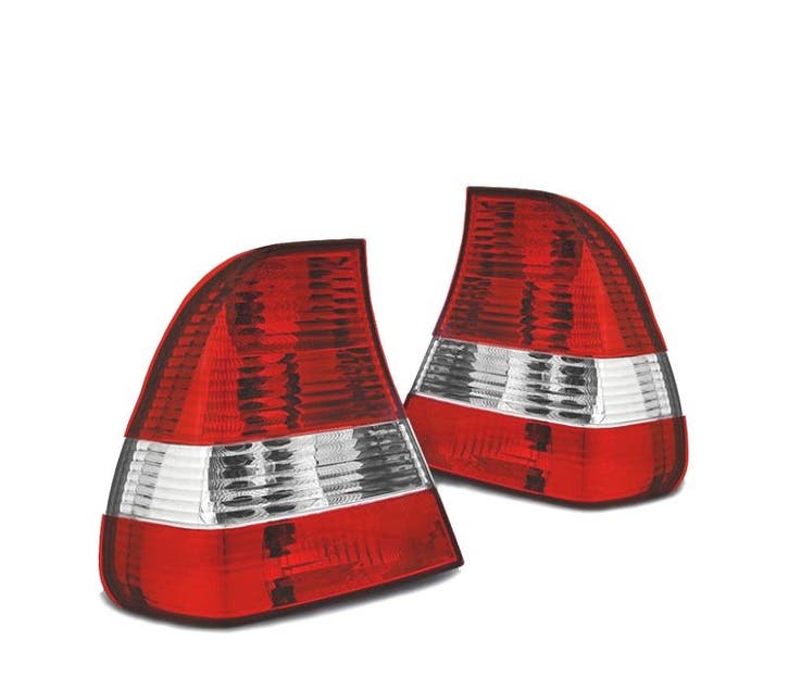 FEUX ARRIÈRE POUR BMW SÉRIE 3 E46 COMPACT 98-05 ROUGE CHROMÉ, Autos : Pièces & Accessoires, Éclairage, Envoi