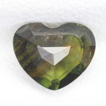Zonder minimumprijs - 1 pcs Groen, Geel Saffier - 1.14 ct -, Nieuw