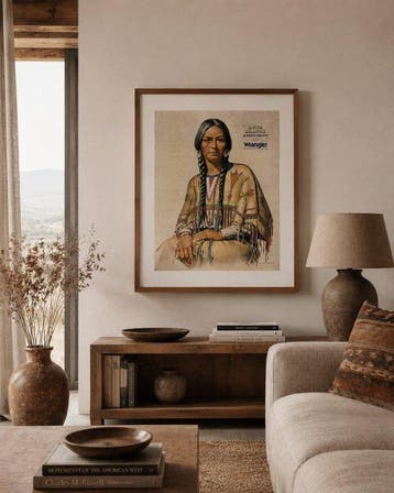 S. Nardini - Wrangler “Luna Bianca – Assiniboin” 60x48 cm -