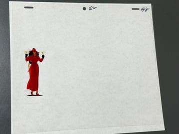 Broderbund - Originele animatiecel en tekening - Where in, Nieuw in verpakking