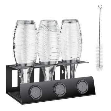 tectake Flessenhouder Triso, voor 3 soda-stream flessen, met, Verzenden
