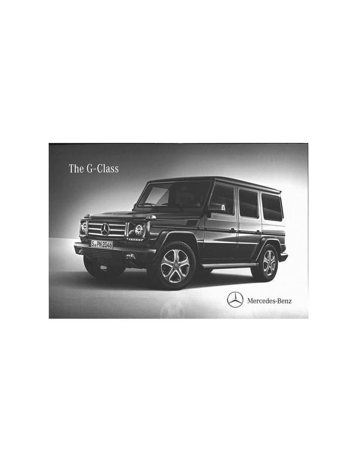 2013 MERCEDES BENZ G KLASSE BROCHURE THAIS, Boeken, Auto's | Folders en Tijdschriften, Ophalen of Verzenden