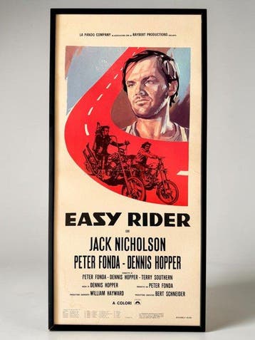 Original Italian Movie Poster - Easy Rider - 1970 - Jack, Verzamelen, Nieuw
