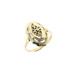 Gouden herenring; Art-nouveau, Handtassen en Accessoires, Ringen, Gebruikt, Overige kleuren, 20 of groter, Heer