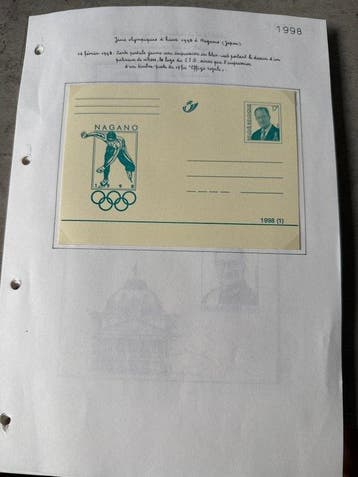 België 1998/2000 - Verzameling postzegels uitgegeven door De, Postzegels en Munten, Gestempeld
