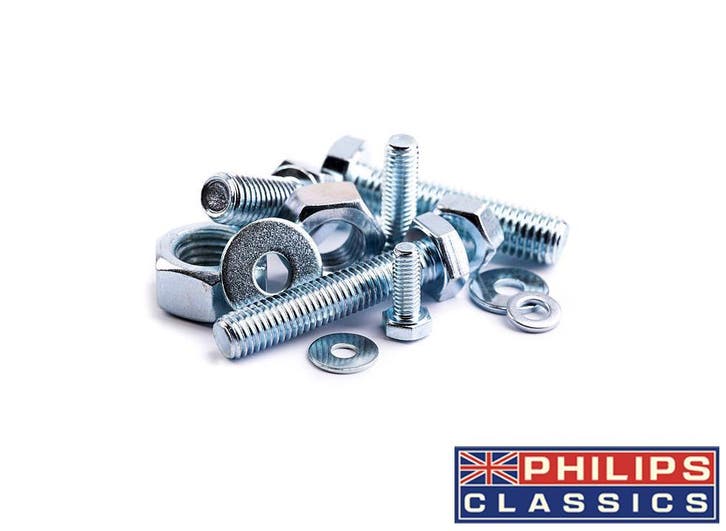 Hardware, Moeren , Bouten, Engelse Maten, UNF, UNC, BSF, Auto-onderdelen, Klein materiaal, Nieuw, Mini, Oldtimer onderdelen, MG