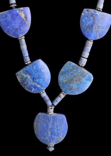 West-Aziatisch lapis lazuli Kralenketting (Zonder