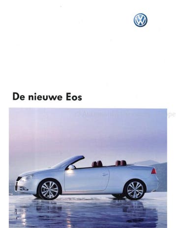 2006 VOLKSWAGEN EOS BROCHURE NEDERLANDS, Boeken, Ophalen of Verzenden, Nieuw