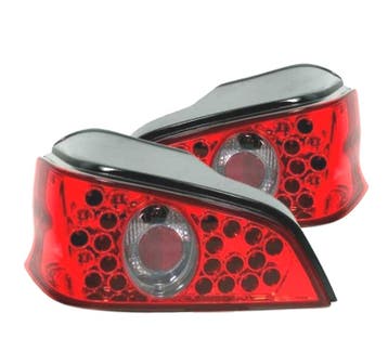 FEUX ARRIÈRE POUR PEUGEOT 106 96-04 LED FOND ROUGE, Auto-onderdelen, Verlichting, Verzenden, Nieuw