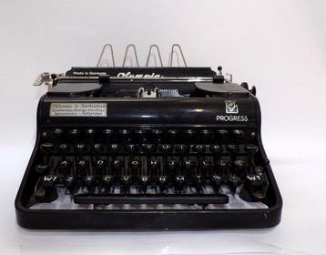Olympia Progress - Machine à écrire - 1940-1950, Antiquités & Art
