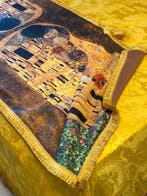 san Leucio - elegante plaid kasjmier art déco Klimt - Bacio, Nieuw