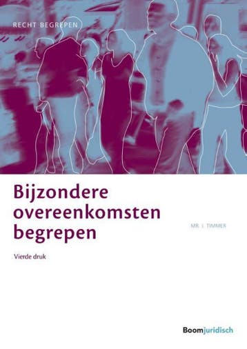 Bijzondere overeenkomsten begrepen / Recht begrepen, Verzenden, Zo goed als nieuw, I. Timmer