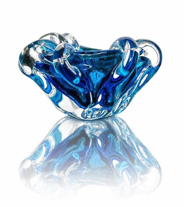 Asbak - Muranoglas - Prachtige vintage schaal, Antiek en Kunst, Curiosa en Brocante