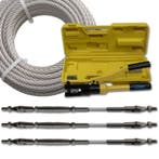 Staalkabel Balustrade Starterskit, Tuin en Terras, Verzenden, Nieuw