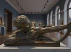 Ugo Cipriani - Buste, Athlète masculin - 37 cm - Terre cuite, Antiek en Kunst