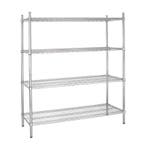 Voorraadrek | 4 Schappen (Verstelbaar) | 1830x610x1830(h)mm, Verzenden, Nieuw in verpakking