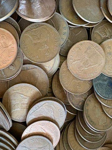 Angleterre. Edward VIII - George VI - Elizabeth II. 1 Penny