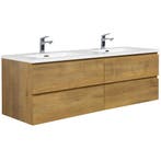 Badkamermeubel Set Angela 160cm Eiken Badmeubel, Verzenden