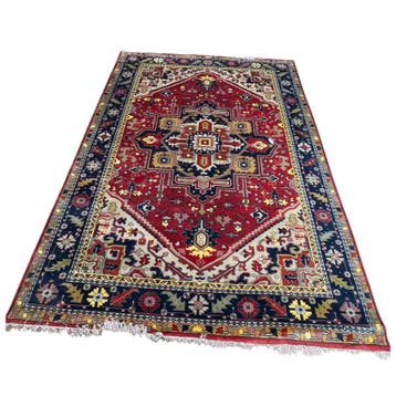 HKLIVING Veelkleurig Vintage Tapijt - Kleed, Verzenden, Zo goed als nieuw, Vintage