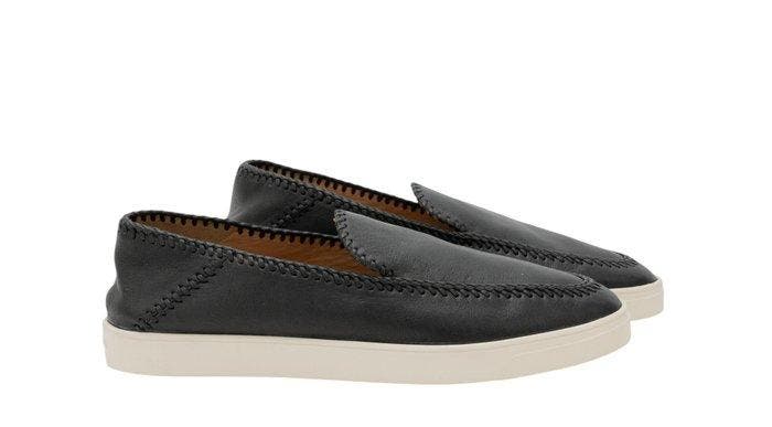 GIORGIO ARMANI - 10 UK - 44 IT - Slip on Sneakers Black Calf, Kleding | Heren, Schoenen