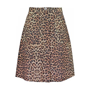 Princess goes Hollywood • denim rok luipaard • 36, Kleding | Dames, Princess goes Hollywood, Bruin, Verzenden, Nieuw