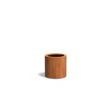 Cortenstaal plantenbak Ø50x50cm - Met bodem, Minder dan 60 cm, Rond, Nieuw, Metaal