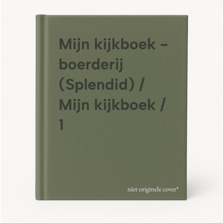 Mijn kijkboek - boerderij (Splendid) / Mijn kijkboek / 1, Boeken, Kinderboeken | Baby's en Peuters, Gelezen, Verzenden