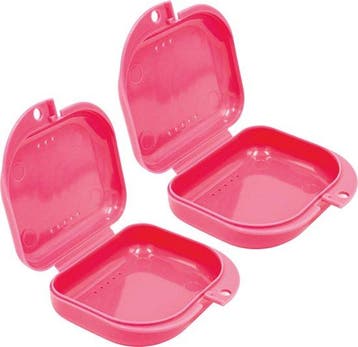 2dekans | Gebitsbakje - 2 Stuks - Beugelbakje - Roze - Voor, Ophalen of Verzenden, Nieuw
