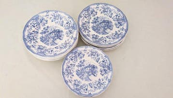 C.P. Faenza - Tafelservies (18) - English Style - Keramiek -, Antiek en Kunst