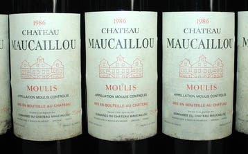 1986 Château Maucaillou - Moulis - 12 Bouteilles (0,75 L), Verzamelen, Nieuw