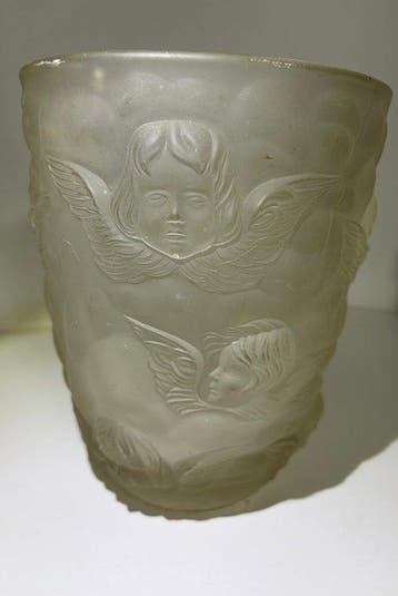 art deco vaas - lalique school - Vase - Verre